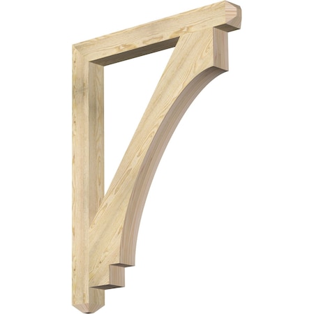 Ekena Millwork Imperial Craftsman Rough Sawn Bracket, Douglas Fir, 4"W x 36"D x 48"H BKT04X36X48IMP04RDF